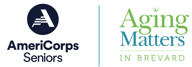 AmeriCorps and Aging Matters logos